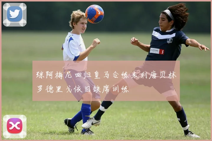 琼阿梅尼回归皇马合练米利唐贝林罗德里戈依旧缺席训练